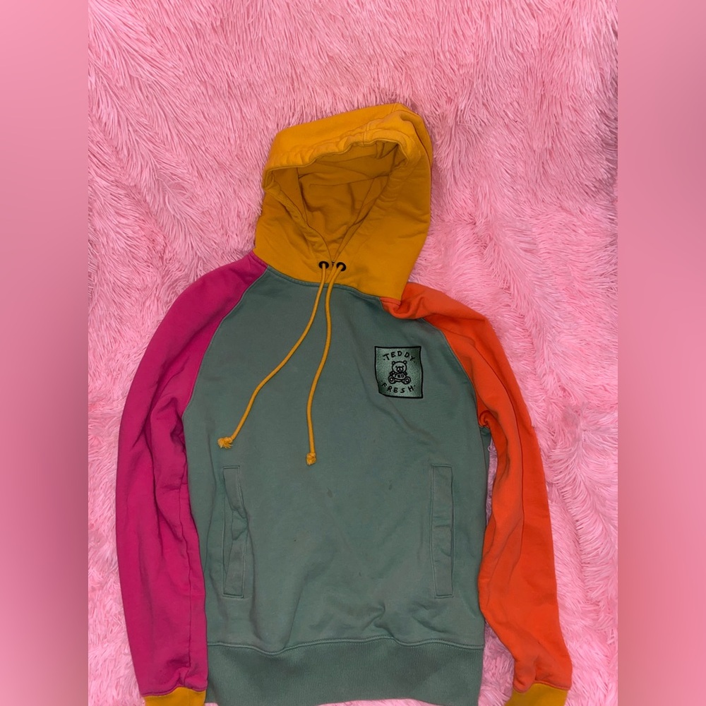Limited edition teddy fresh hoodie color block